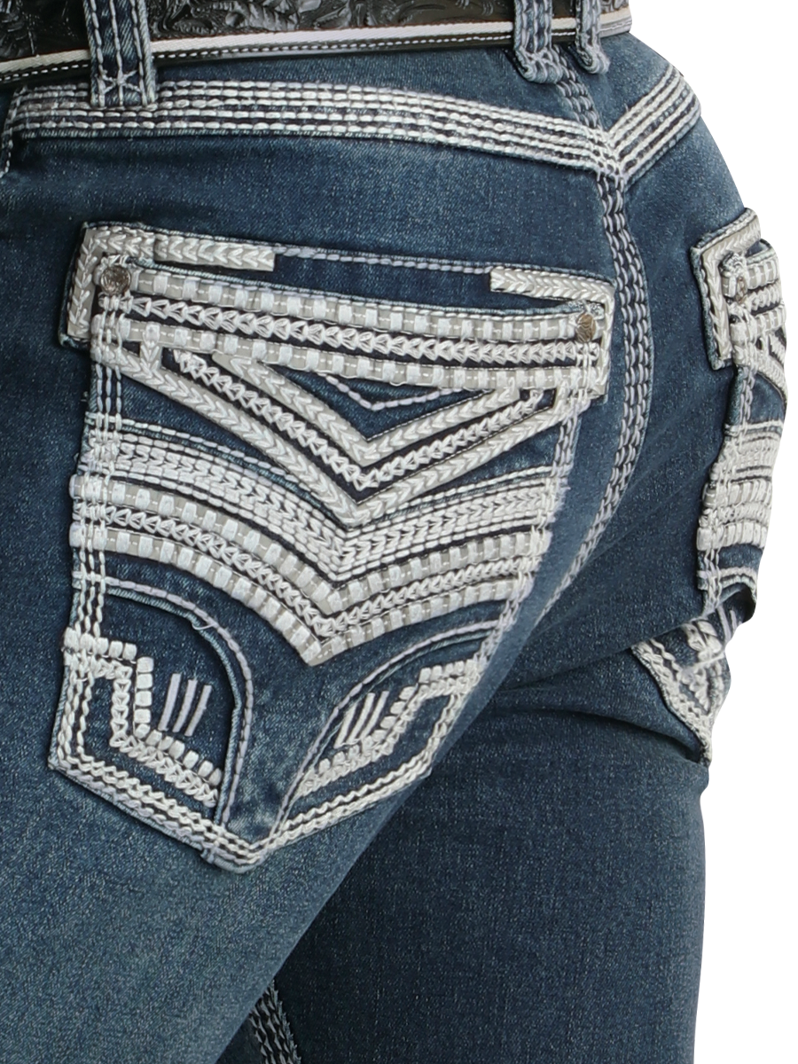 LM26503 Dark Blue Jeans – High-Density Premium Denim and Straight Cut