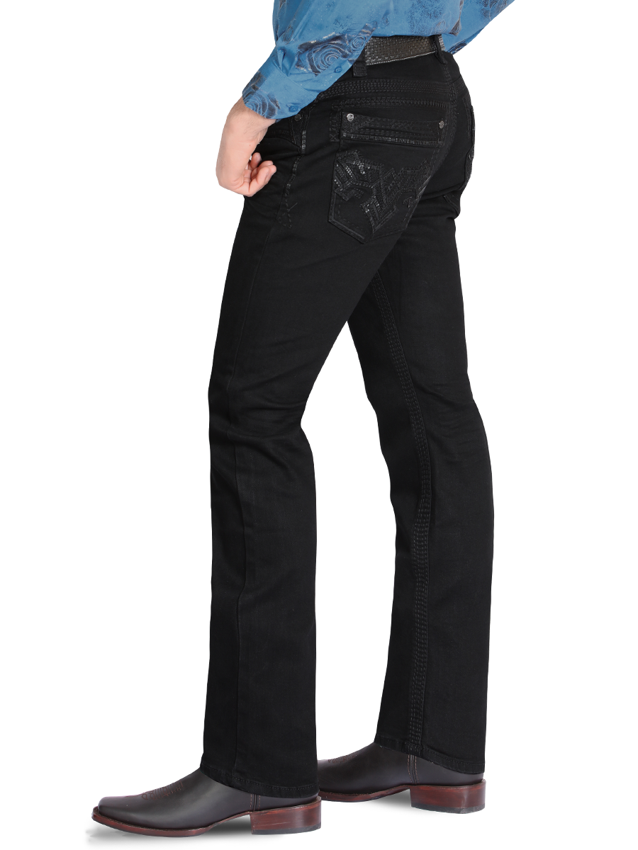 MONTERO 39501 Black Men's Denim Jeans (Heavy Denim)