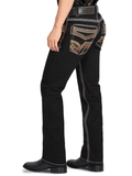 MONTERO 39502 Black Men's Denim Jeans (Heavy Denim)