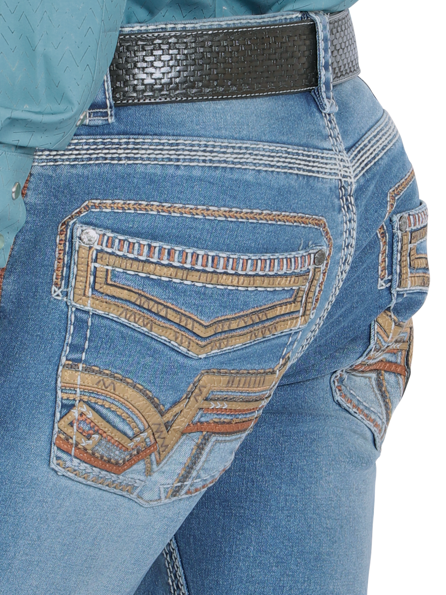 MONTERO 39502 Blue Men's Denim Jeans (Heavy Denim)