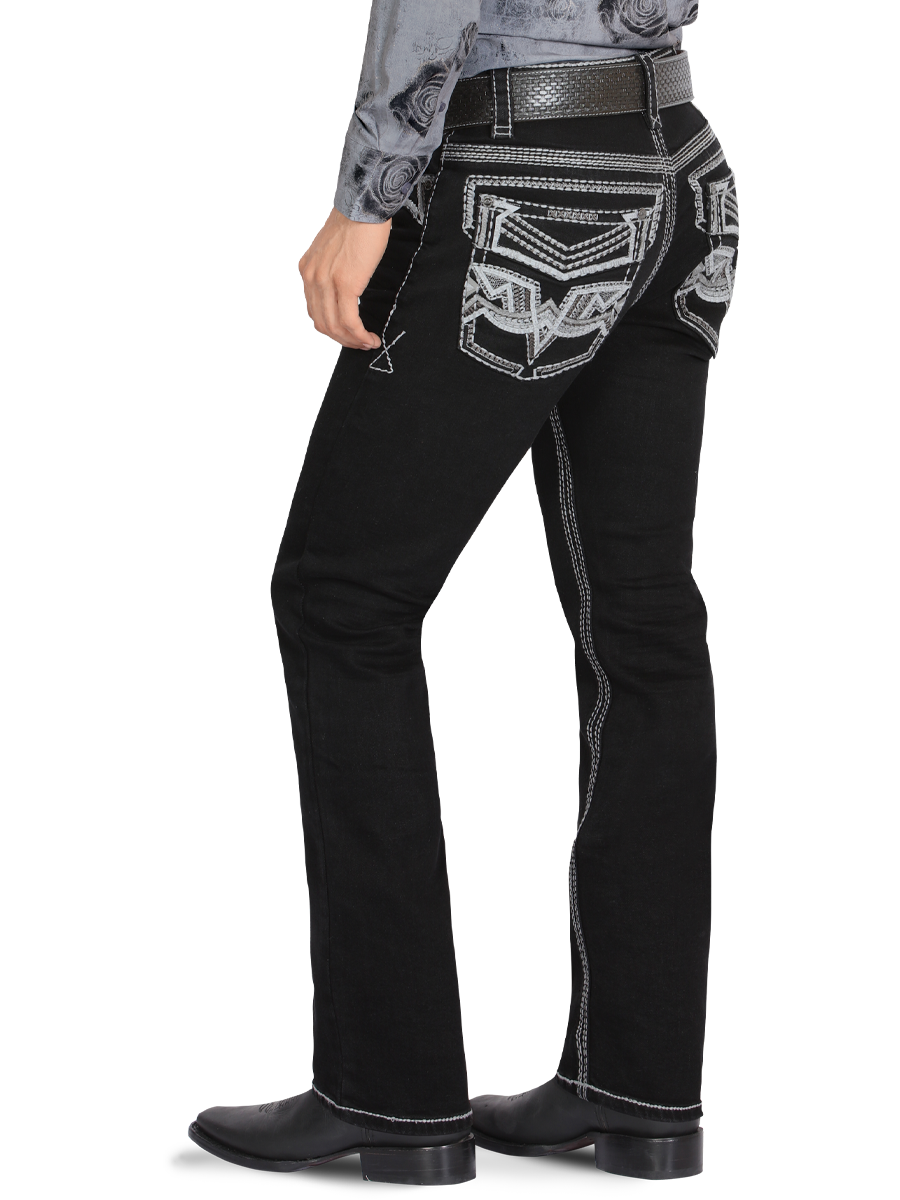 MONTERO 39503 Black Men's Denim Jeans (Heavy Denim)