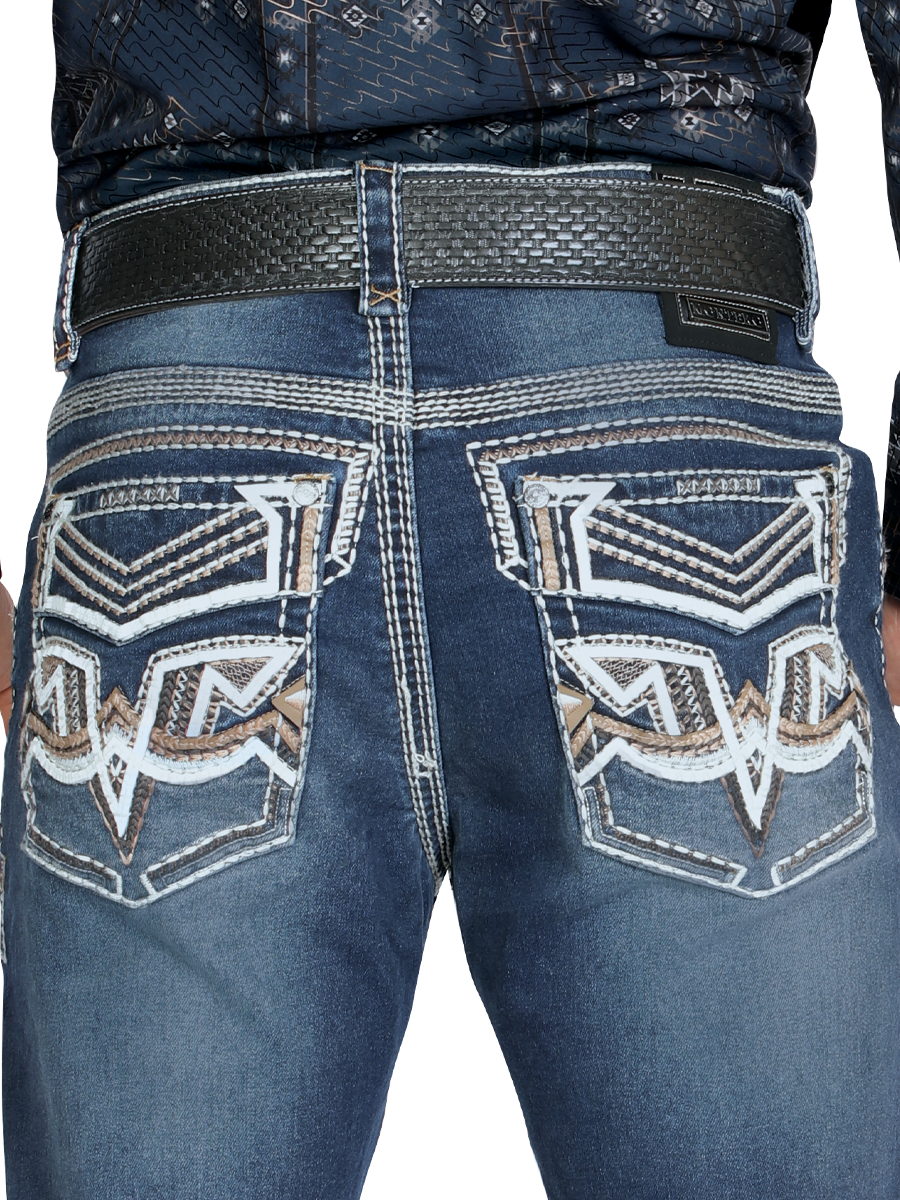 MONTERO 39503 Dark Blue Men's Denim Jeans (Heavy Denim)