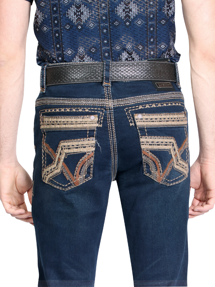 MONTERO 39504 Navy Men's Denim Jeans (Heavy Denim)