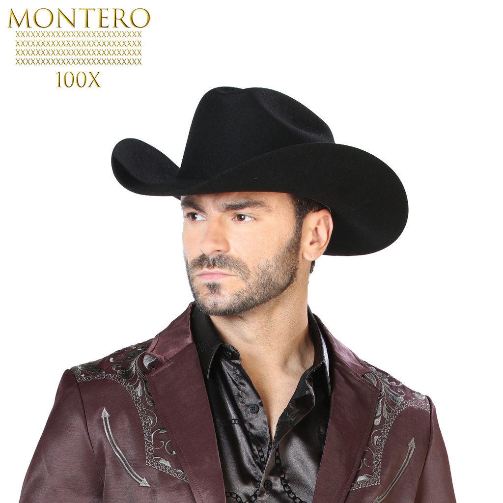 Texana Montero Negra 100X Horma Marlboro