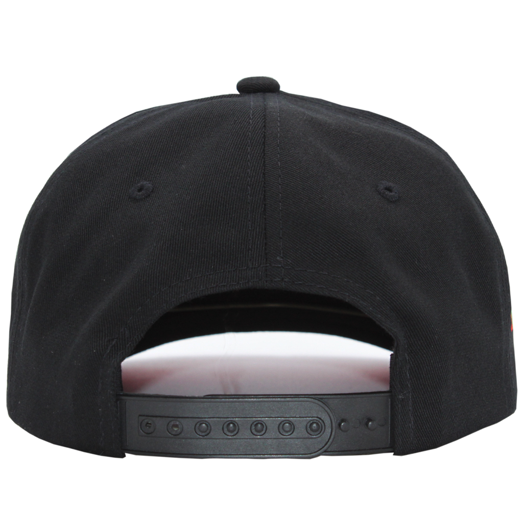 FERRETI HATS PREMIUM FT01 Black Baseball Cap For Men La Pantera PVC