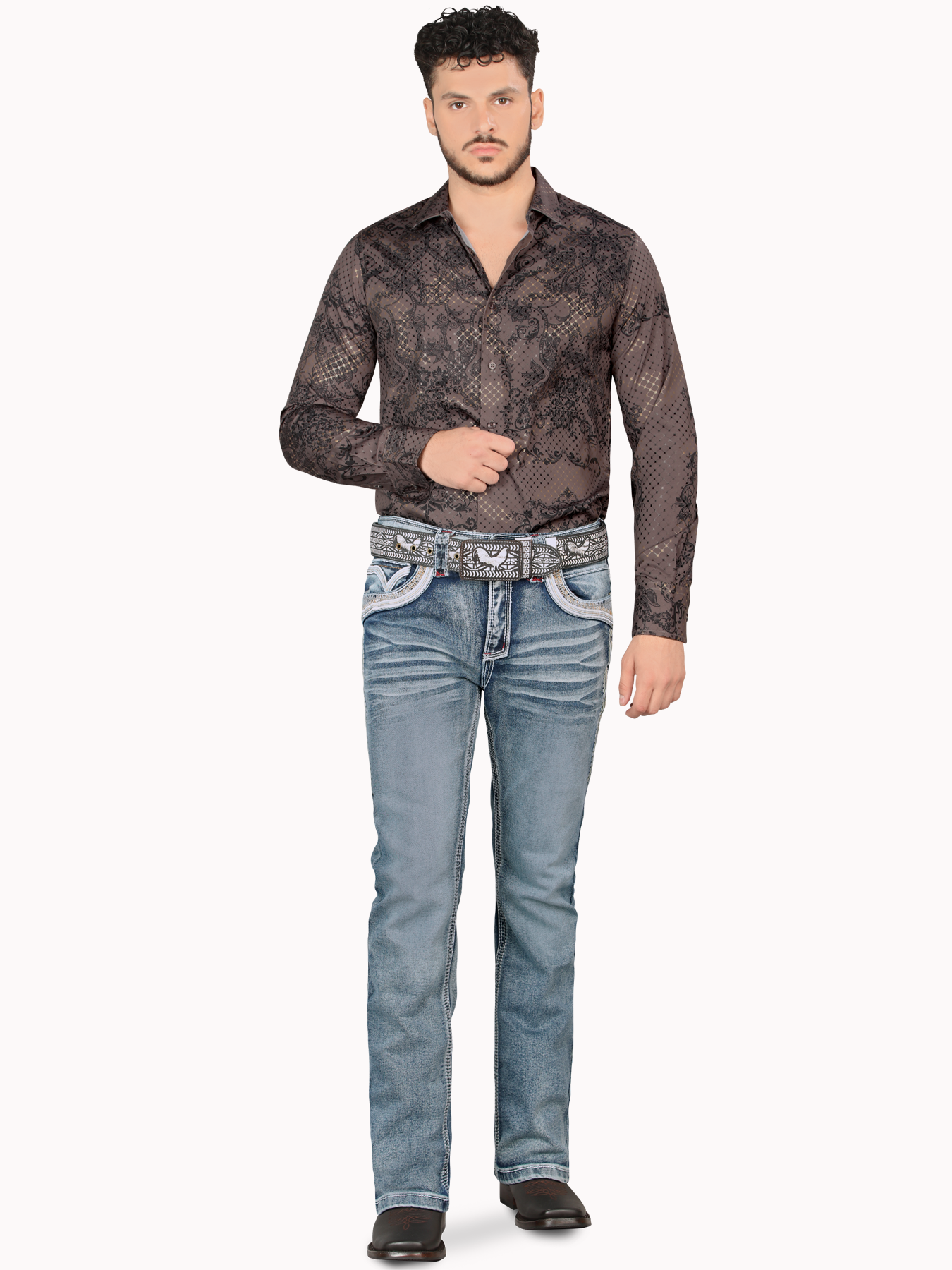 LAMASINI LM12101 Medium Blue (Heavy Denim)