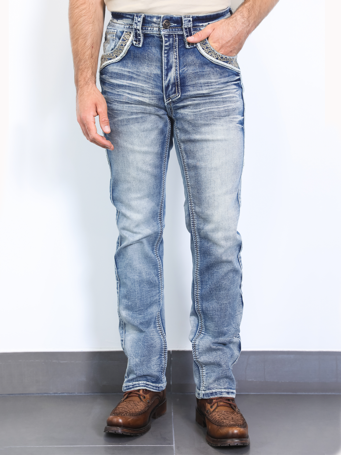 PLATINI PL10261 Men's Denim Jeans (Heavy Denim)