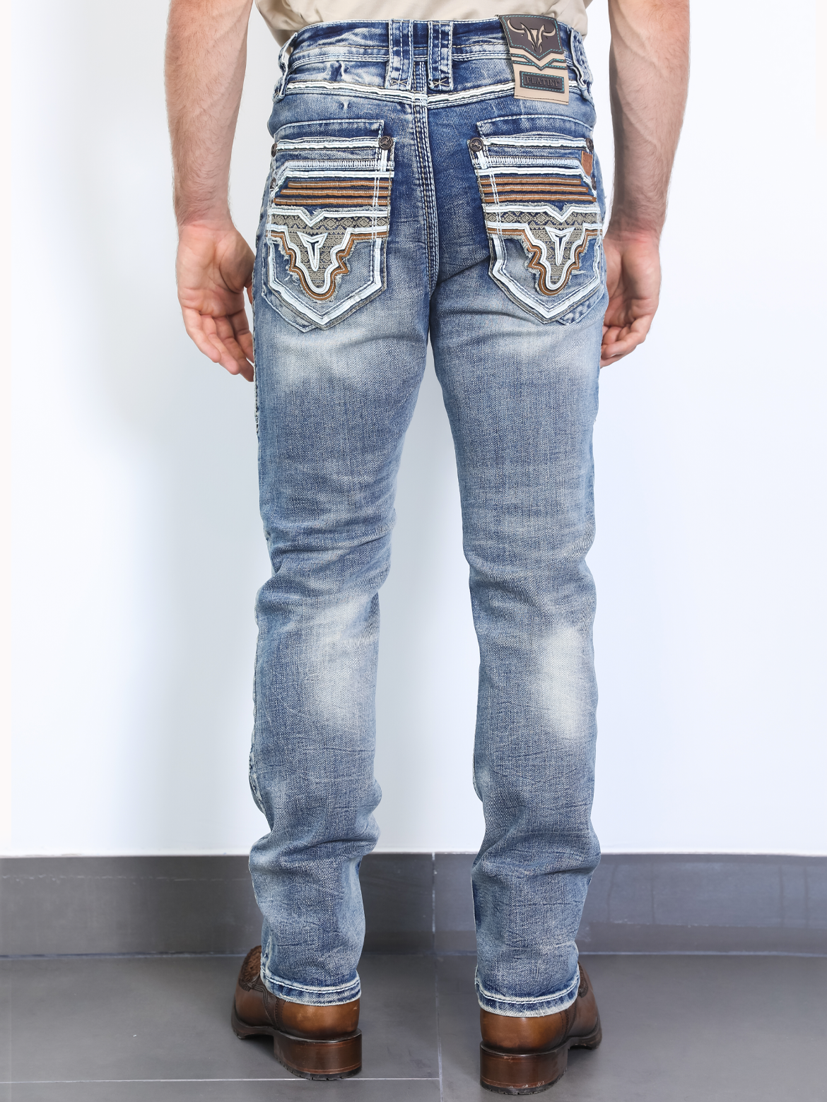 PLATINI PL10261 Men's Denim Jeans (Heavy Denim)