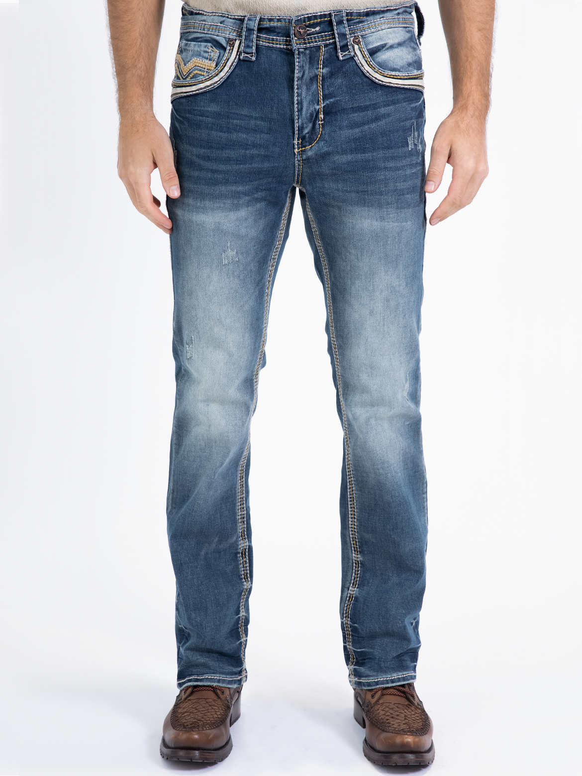 PLATINI PL10321 Men's Denim Pants (Heavy Denim)