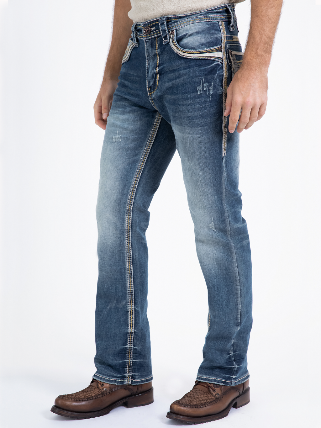 PLATINI PL10321 Men's Denim Pants (Heavy Denim)