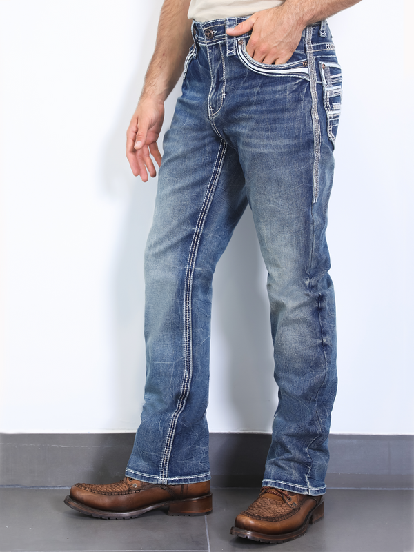 PLATINI PL10328 Men's Denim Jeans (Heavy Denim)