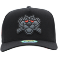 FERRETI HATS PREMIUM FT01 Black Baseball Cap For Men La Pantera PVC