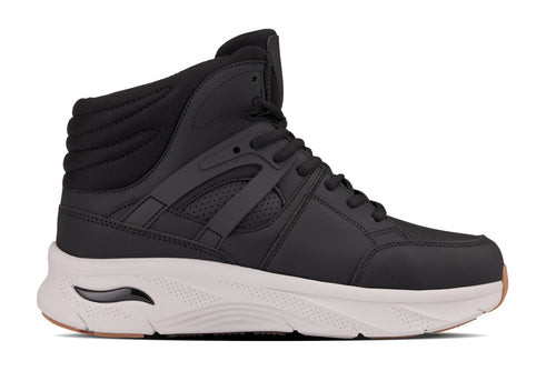 CALTO - S23411 - 3.2 Inches Taller (Black/Grey Sole) - High-Top Height-Boosting Sneaker