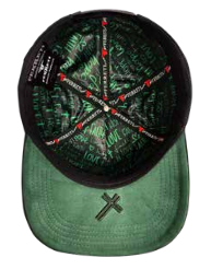 Men's San Judas Tadeo Laurel Wreath Snapback Cap - Adjustable