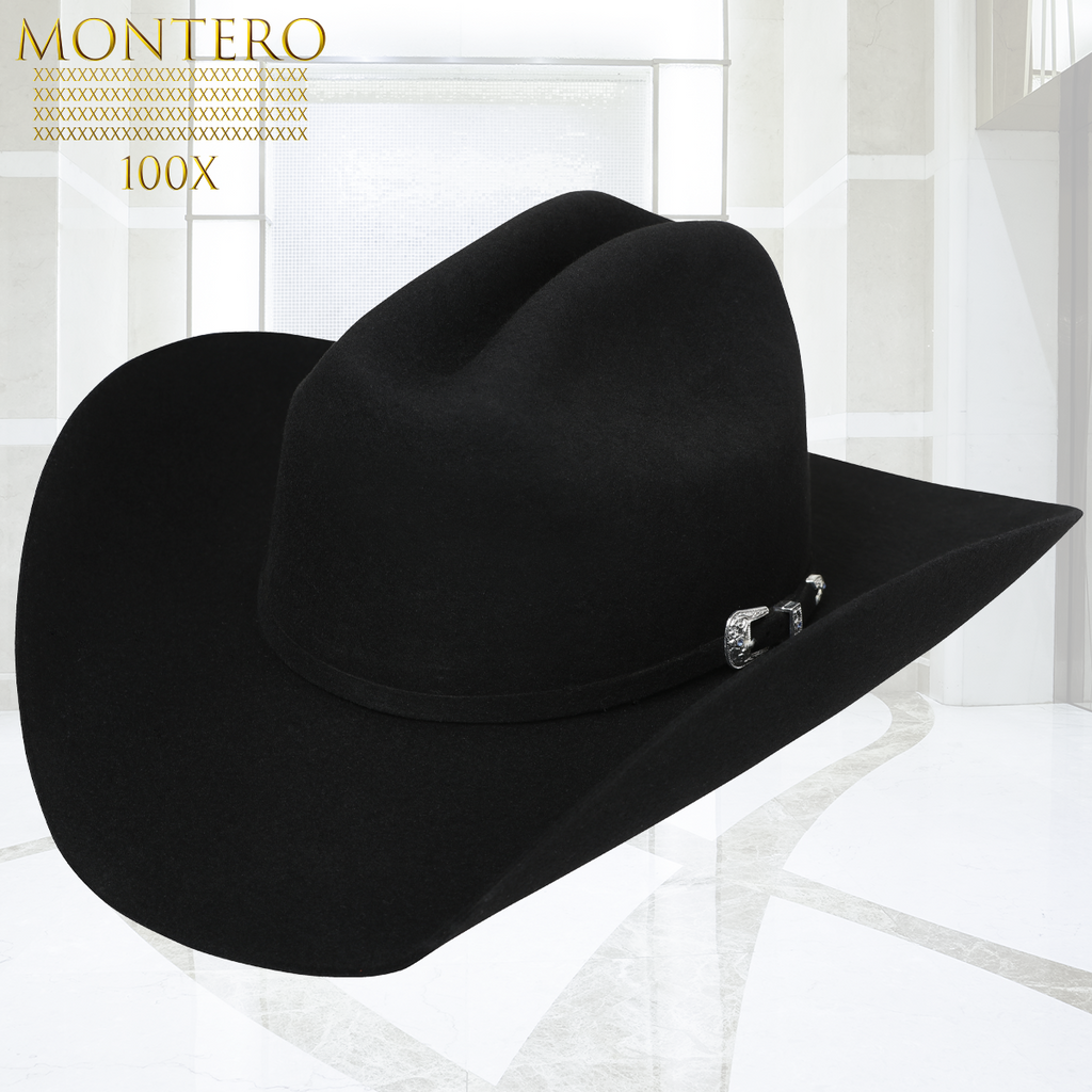 Texana Montero Negra 100X Horma Texas