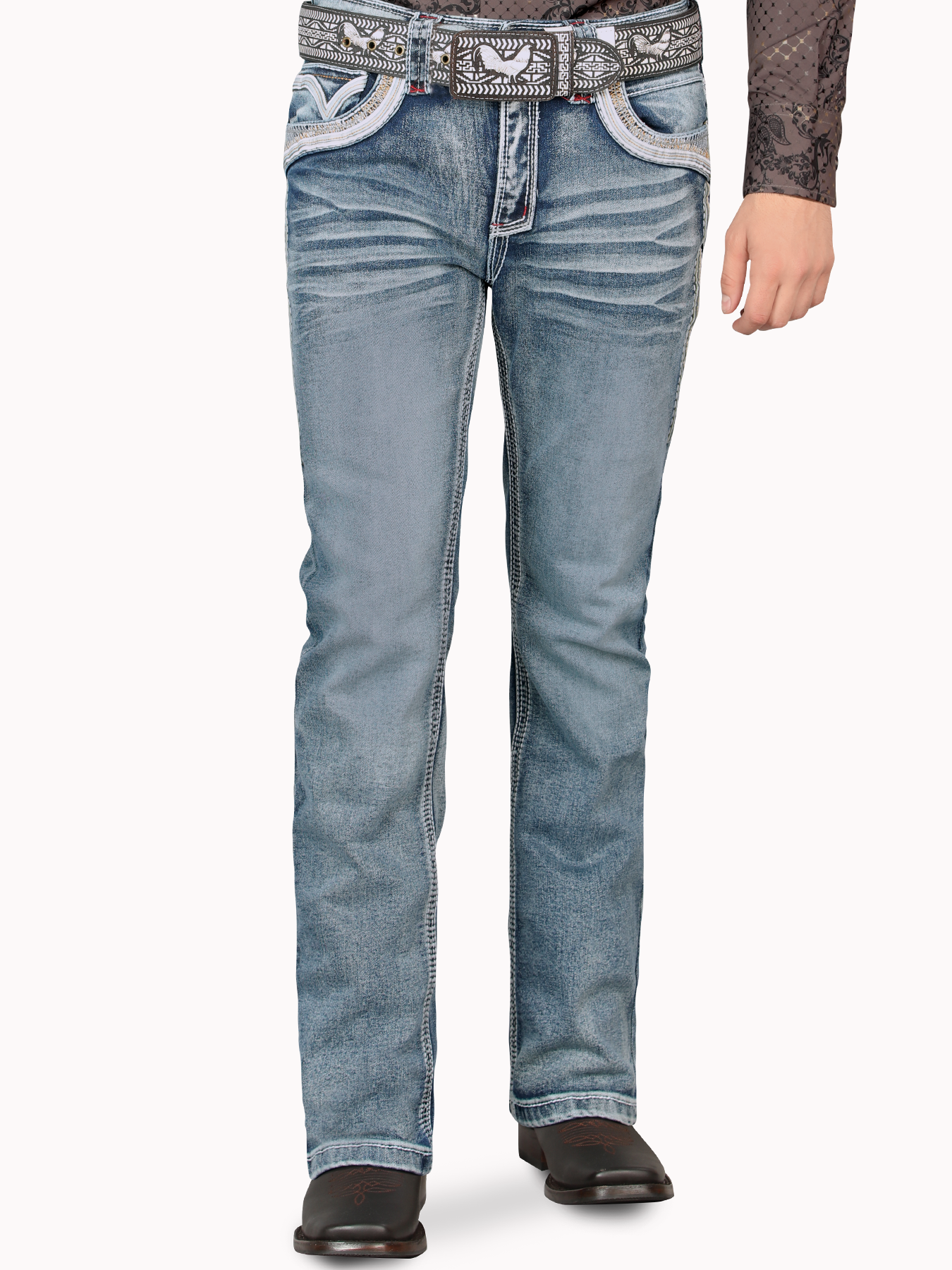 LAMASINI LM12101 Medium Blue (Heavy Denim)