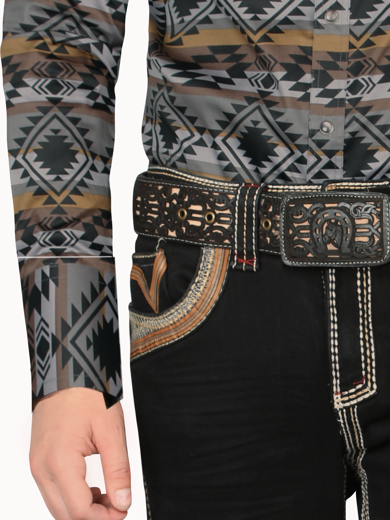 LAMASINI LM12101 Black (Heavy Denim)