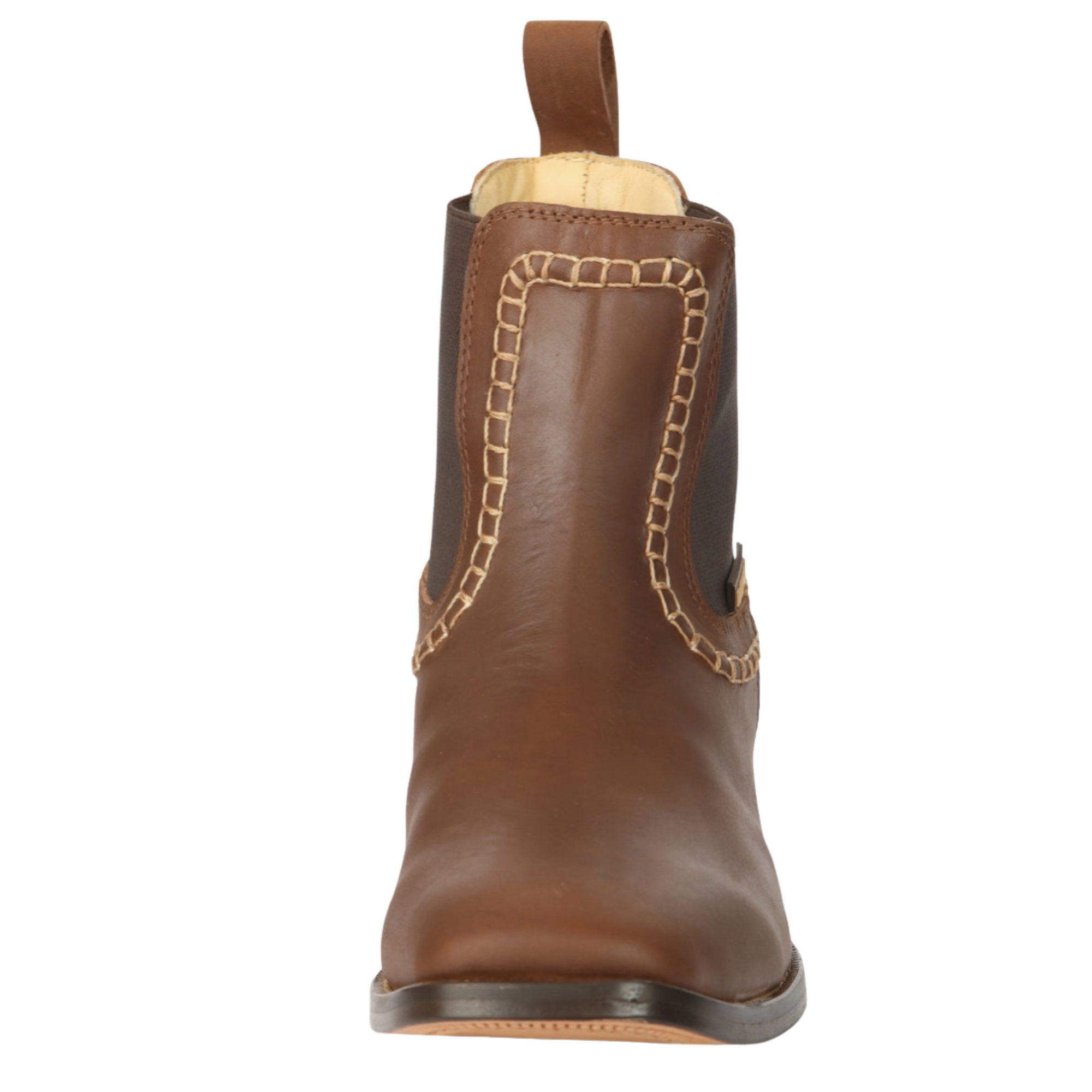 El General Men’s Leather Ankle Boots – Brown