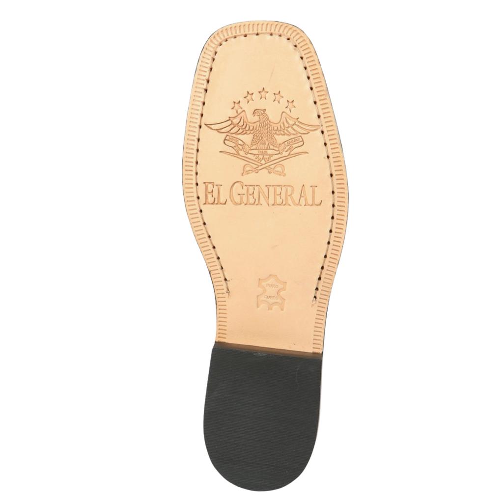 El General Men’s Leather Ankle Boots – Brown