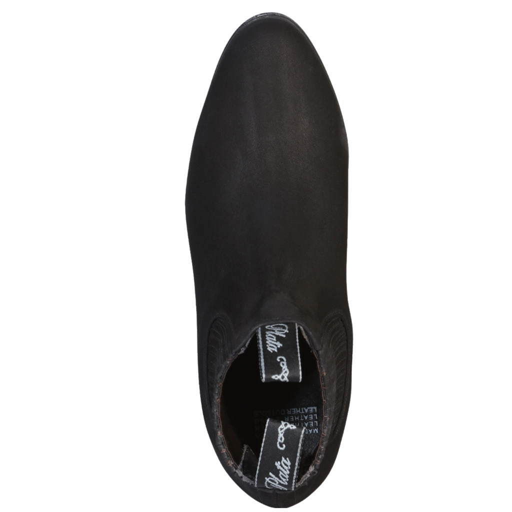 El Canelo “Plata Edition” Men’s Charro Ankle Cowboy Boot – Suede Black