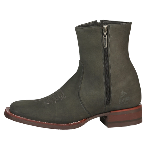 El Canelo Men’s Ankle Boots – Nobuck Gray