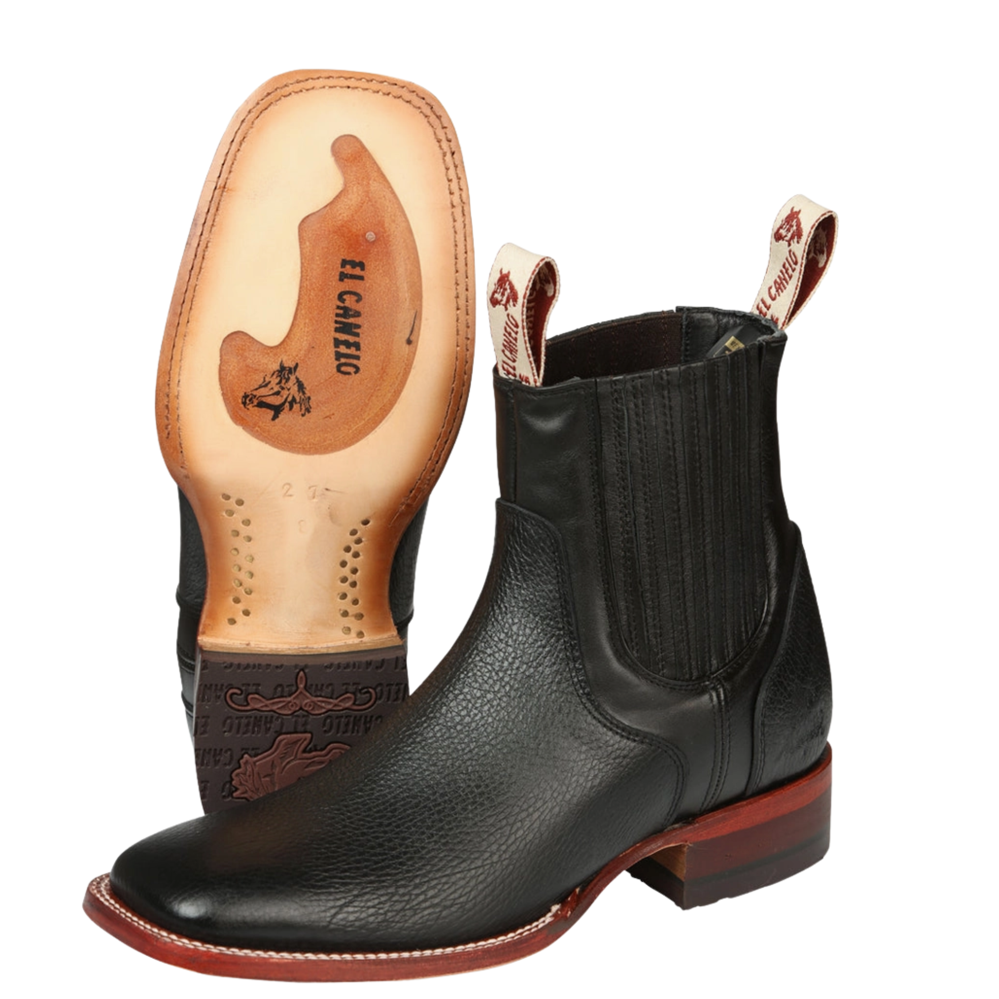 El Canelo Men’s Ankle Boots – Caisson Black