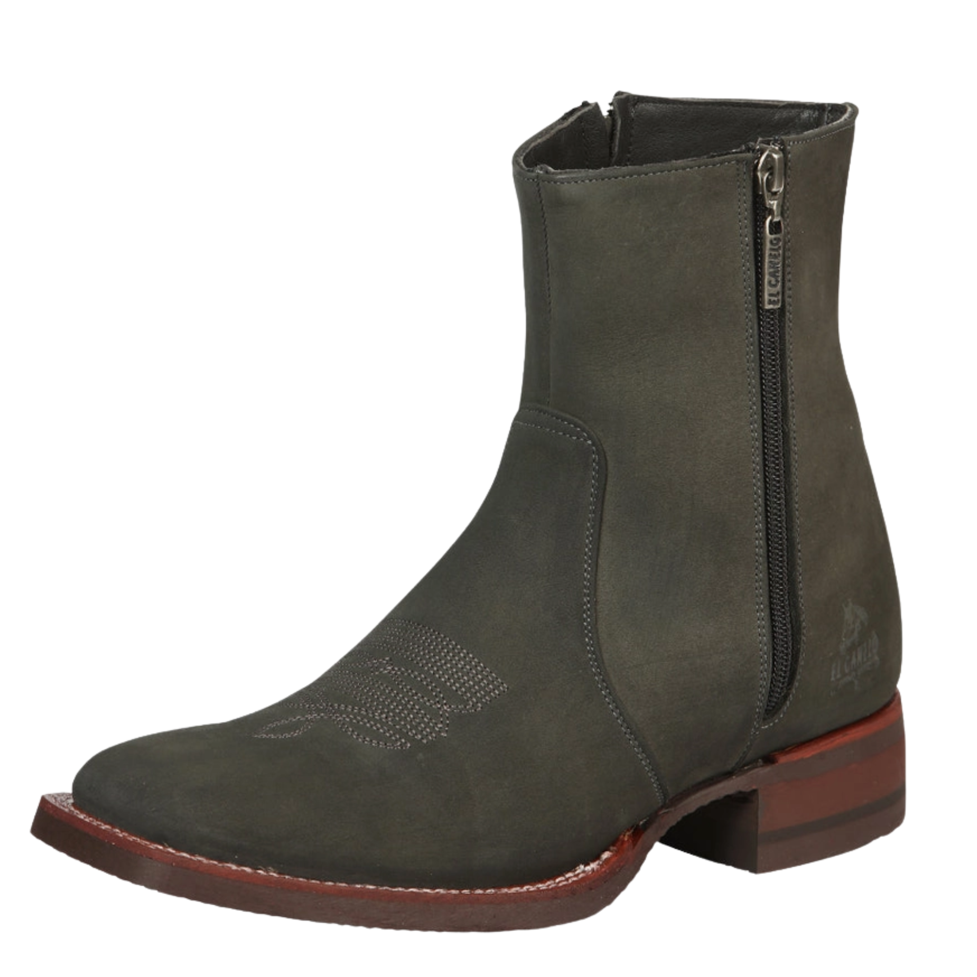 El Canelo Men’s Ankle Boots – Nobuck Gray