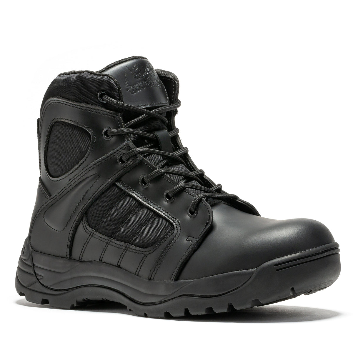 Men's Black 6 Inch Side Zipper Tactical Boots BMP111BK