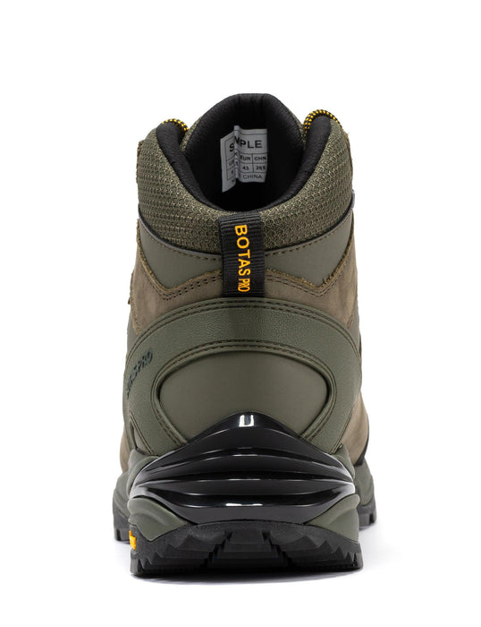 Men's Olive 6 Inch Waterproof Hiking Boots - sole detail
