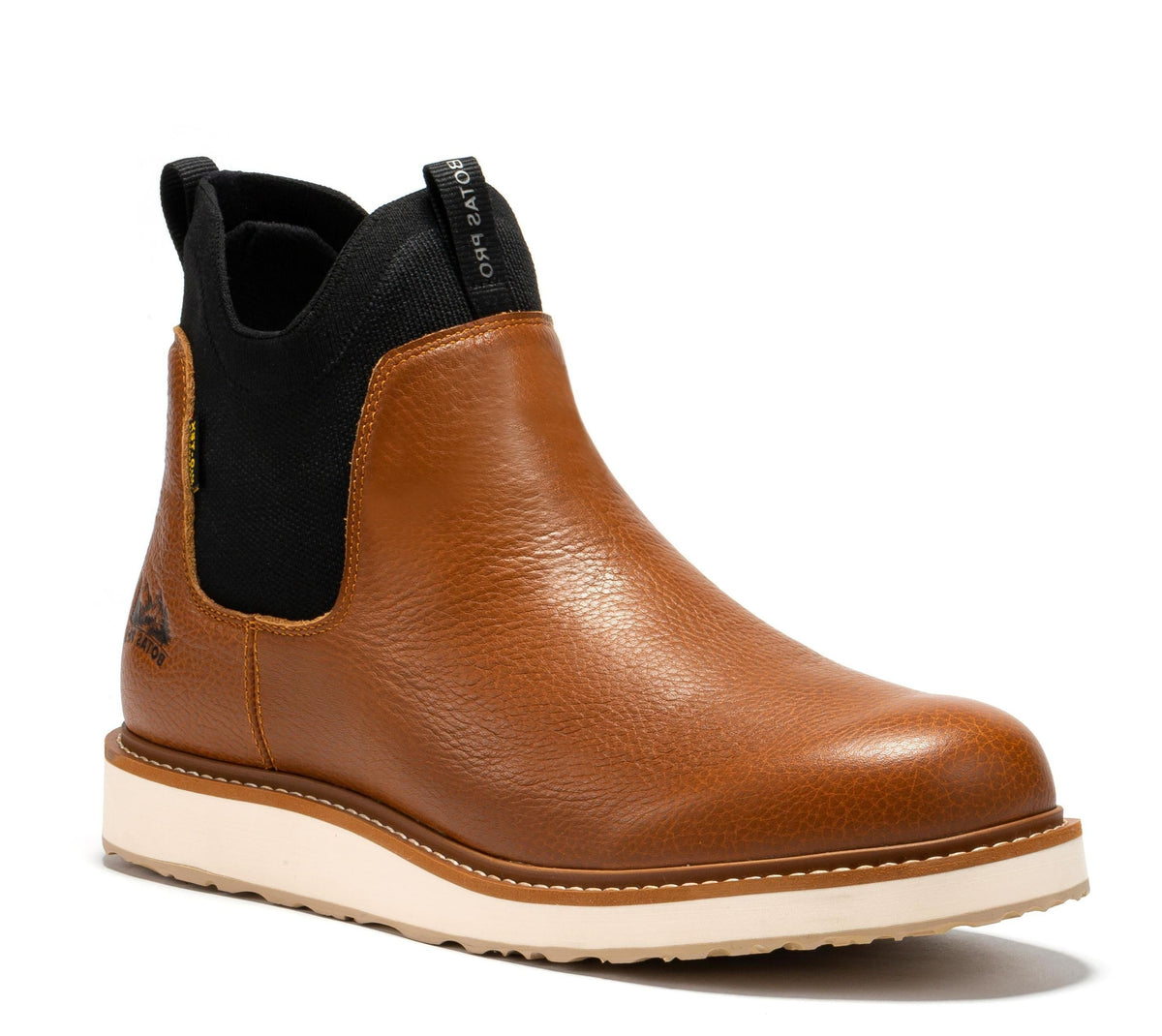 Men's Wheat 6 Inch Wedge Chelsea Pull-On Boots VBP501