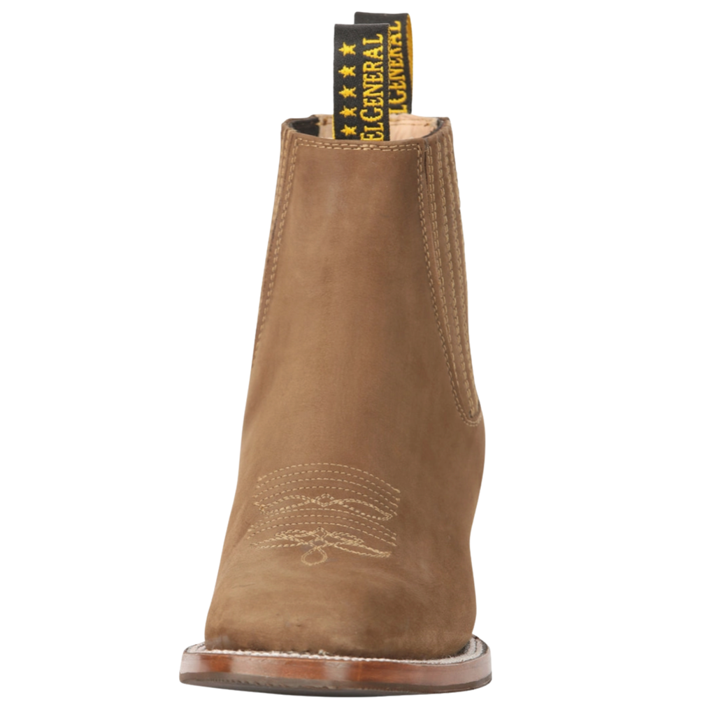 El General Men’s Ankle Boots – Nobuck Brown