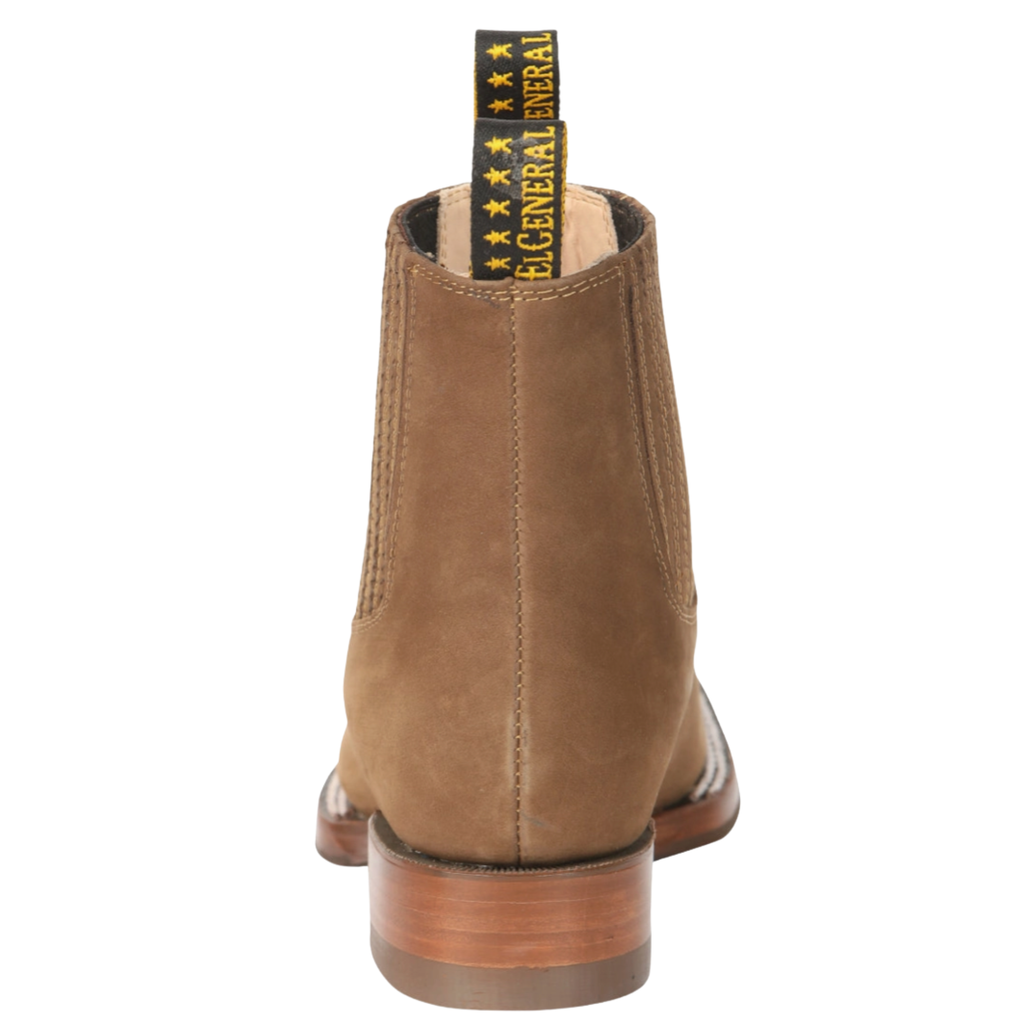 El General Men’s Ankle Boots – Nobuck Brown