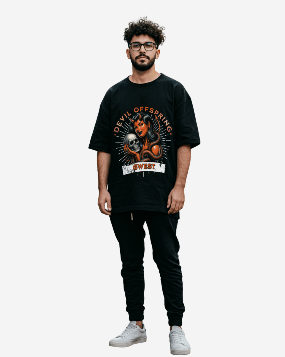 G West Devil Offspring Oversized Men's T-Shirt