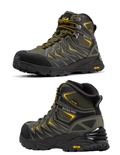Botas Pro Metallic Green 6 Inch Waterproof Hiking Boots with VIBRAM® Traction Lug Outsole BP22111