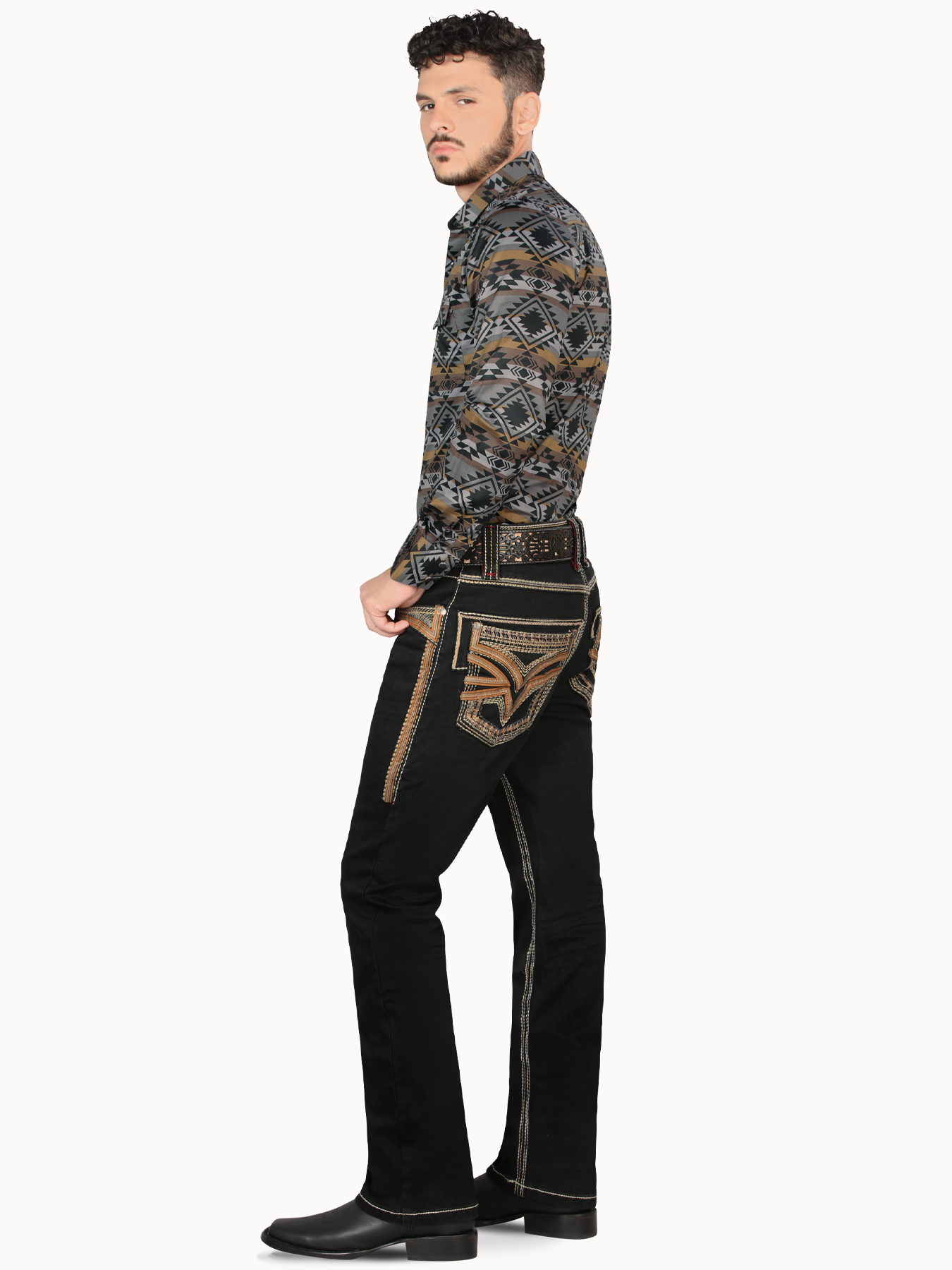 LAMASINI LM12101 Black (Heavy Denim)