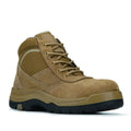 Men's Brown Leather Work Boots – Steel Toe