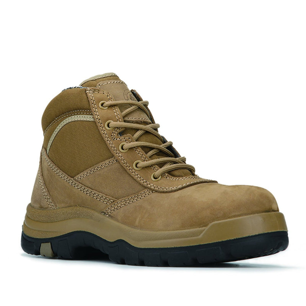 Men's Brown Leather Work Boots – Steel Toe