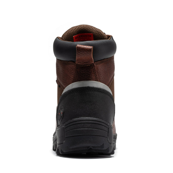 ROCKROOSTER Daviston Brown Composite Toe Waterproof Boots AT872 - detalle suela