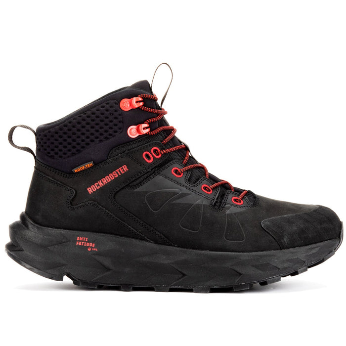 ROCKROOSTER Farmington Black 6 Inch Hiking Boots OC21034