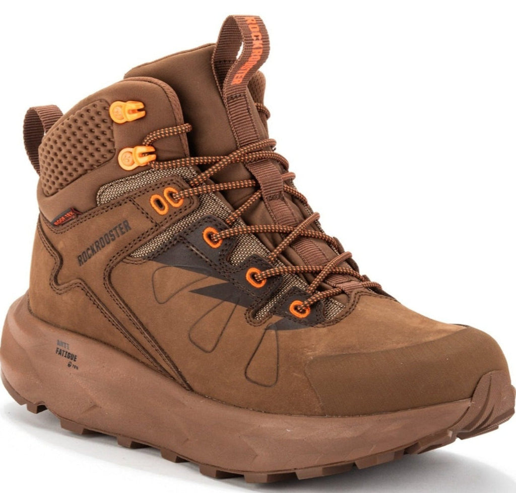 ROCKROOSTER Farmington Brown 6 Inch Hiking Boots OC21031