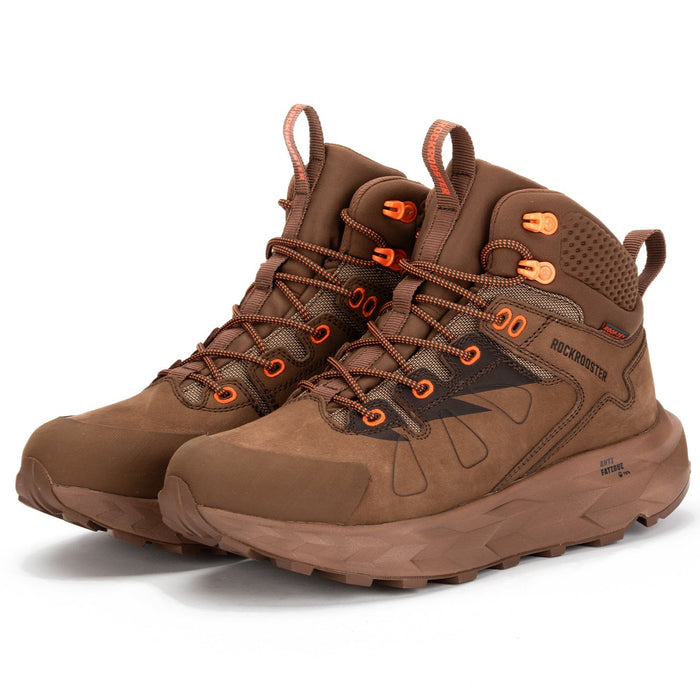 ROCKROOSTER Farmington Brown 6 Inch Hiking Boots OC21031