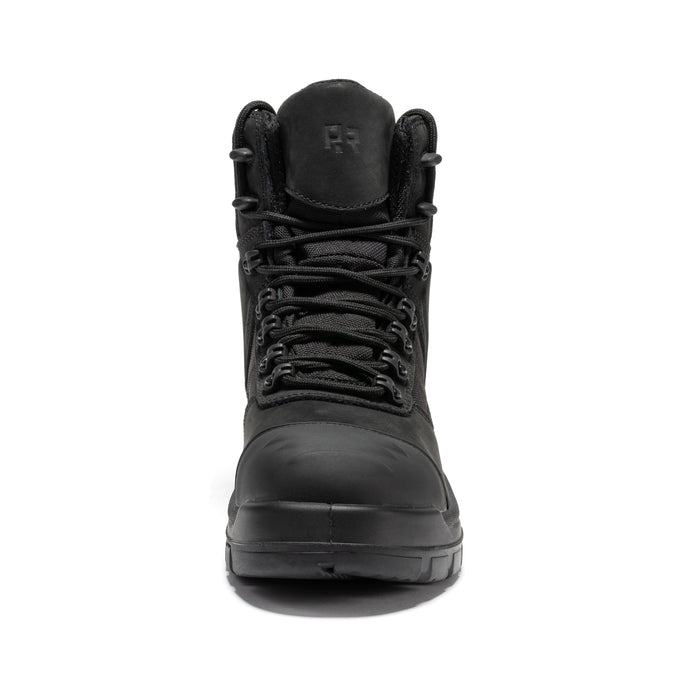 ROCKROOSTER Stowe Black Composite Toe Boots CP212BK - vista frontal