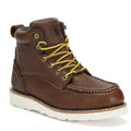 Men's Waterproof Wedge Work Boots – Soft Toe, Vibram Outsole