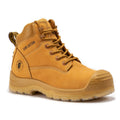 Men's Wheat Composite Toe Zip-Sided Work Boots AK659