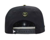 ZU-CAP-FT150NEG - The Winner rooster snapback cap - black - front view