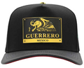 ZU-CAP-FT164GUE - Guerrero Mexico eagle plate snapback cap - front view