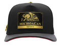 ZU-CAP-FT164MIC - Michoacan Mexico eagle plate snapback cap - front view