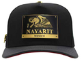 ZU-CAP-FT164NAY - Nayarit Mexico eagle plate snapback cap - front view