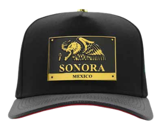 ZU-CAP-FT164SON - Sonora Mexico eagle plate snapback cap - front view