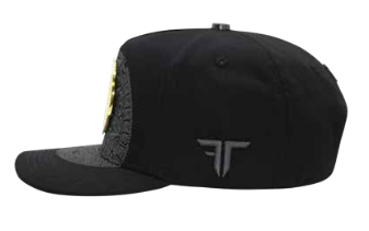 ZU-CAP-FT168NEG - Centenario coin Aztec calendar snapback cap - black - front view